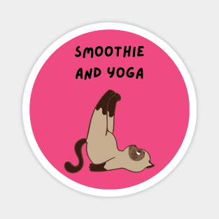 Smoothie and Yoga Therapy Magnet